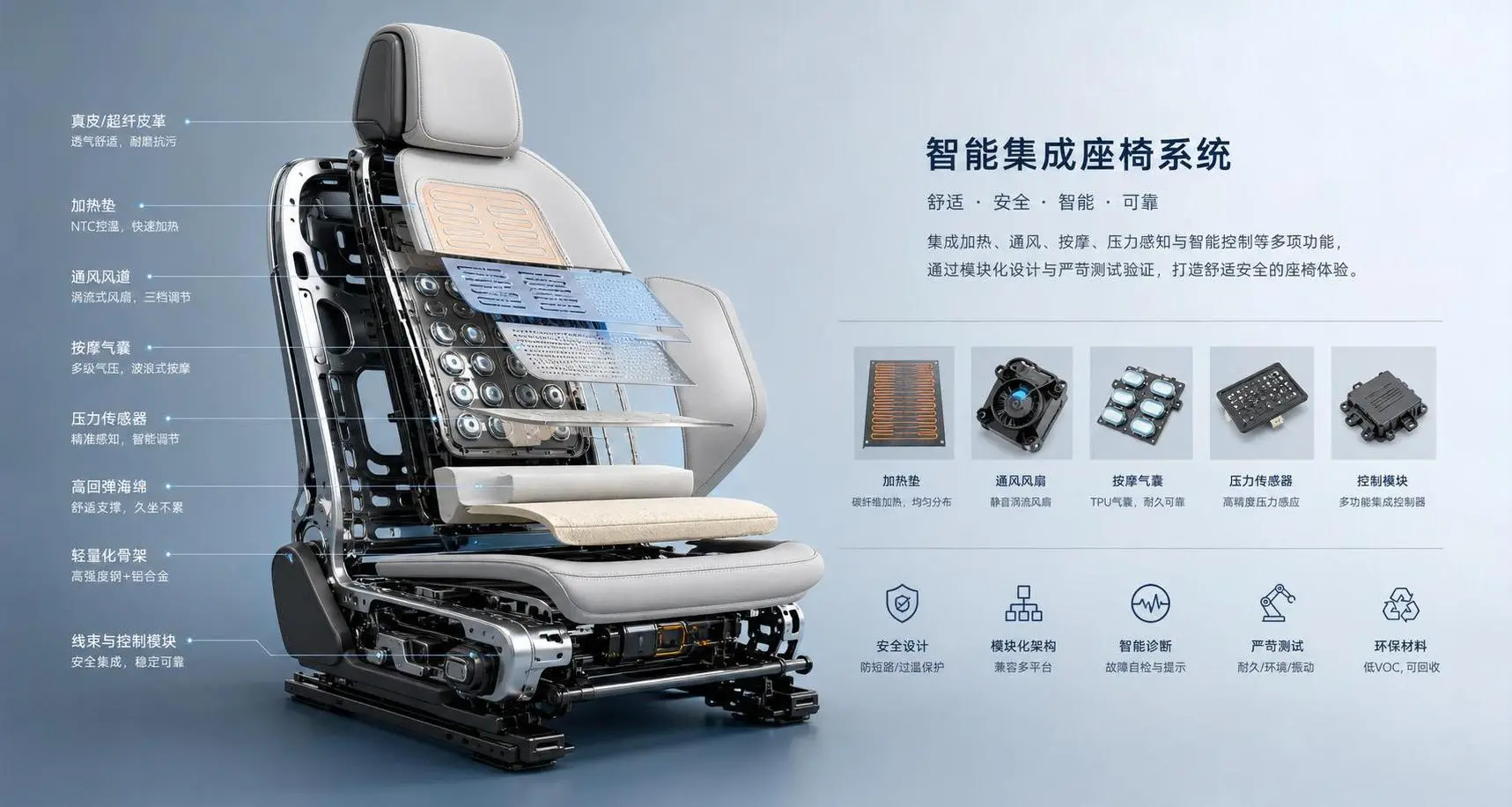 Seat Comfort Systems Manufacturer Selection Guide: Functions, Integration Options, and Testing Points