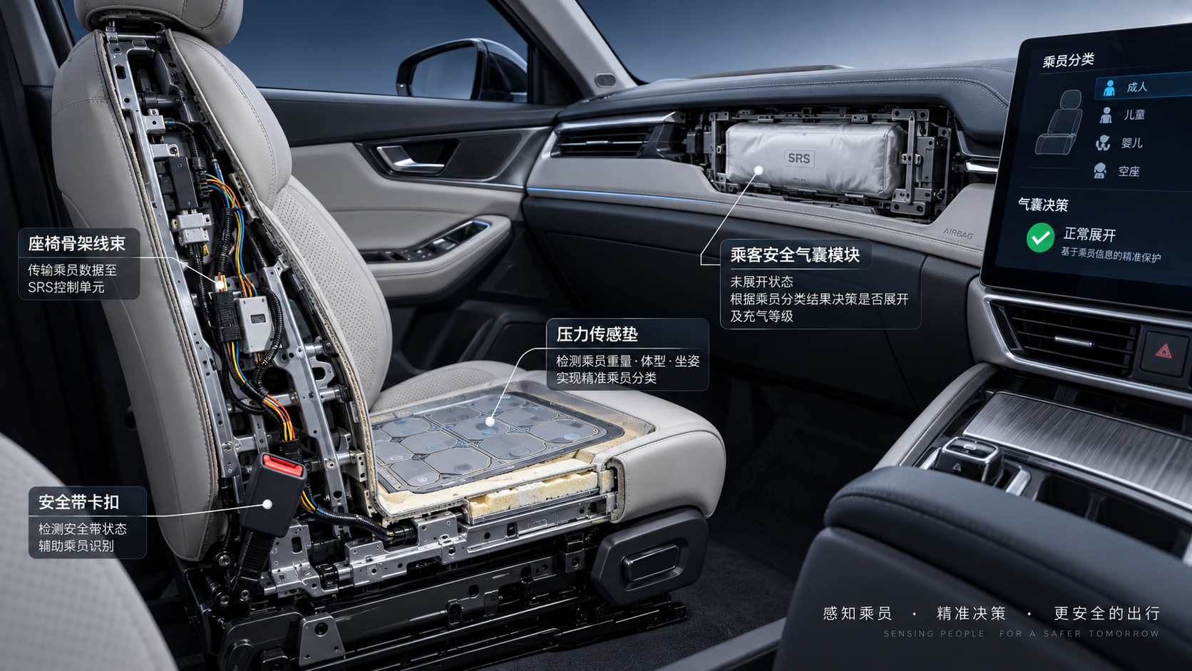 How Automotive Seat Occupancy Sensing Improves Airbag Deployment Decisions