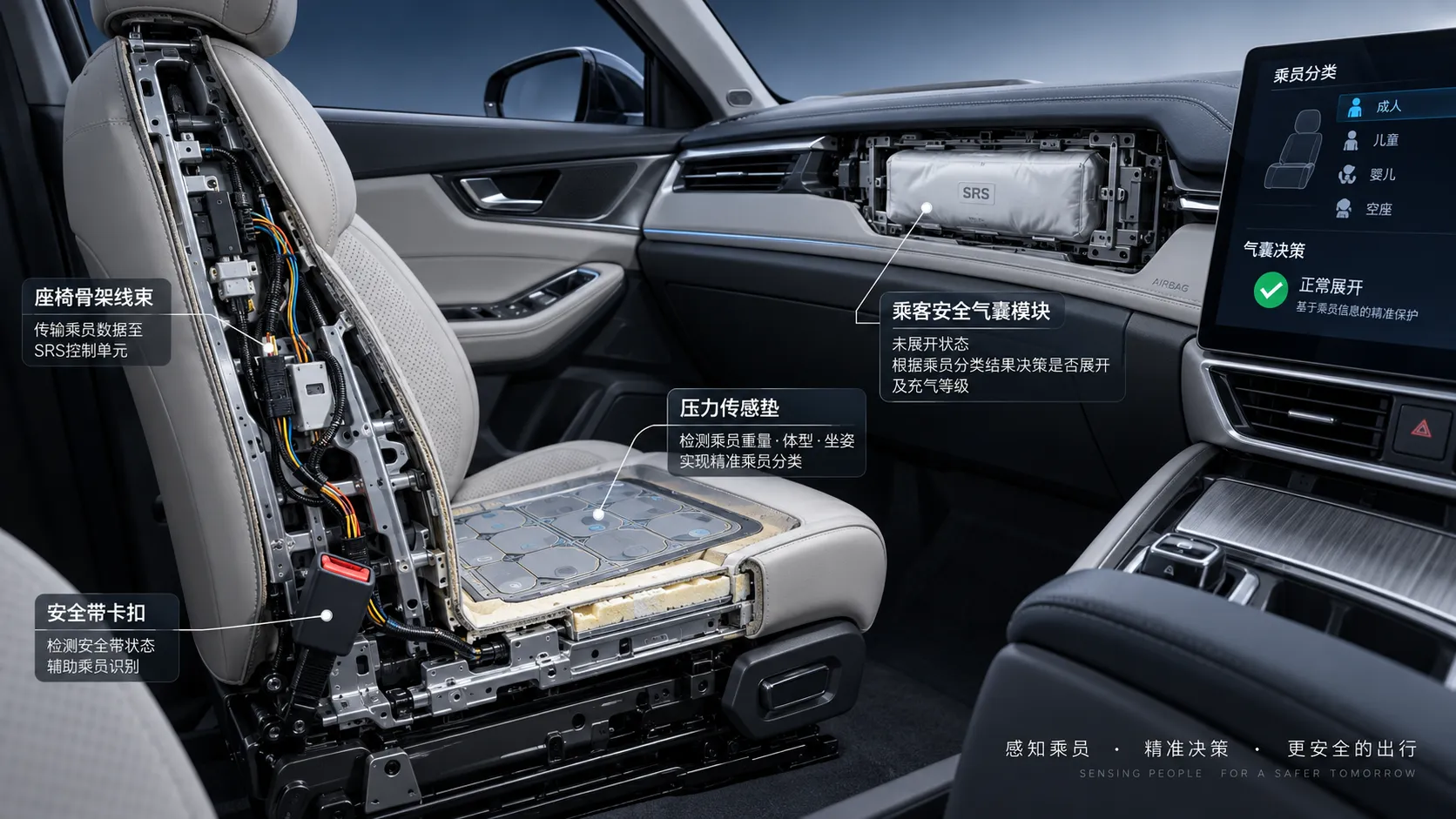 How Automotive Seat Occupancy Sensing Improves Airbag Deployment Decisions