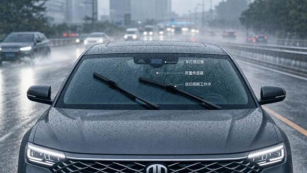 Auto wipers that react too late usually have this issue