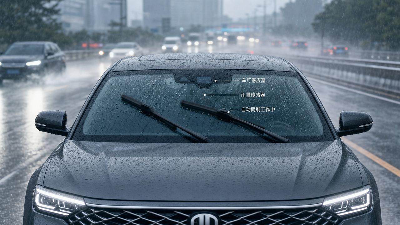 Auto wipers that react too late usually have this issue
