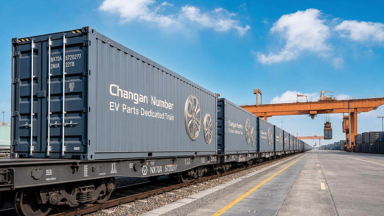 China-Europe Express 'Changan Number' Launches EV Parts Dedicated Train China-Europe Express 'Changan Number' Launches EV Parts Dedicated Train