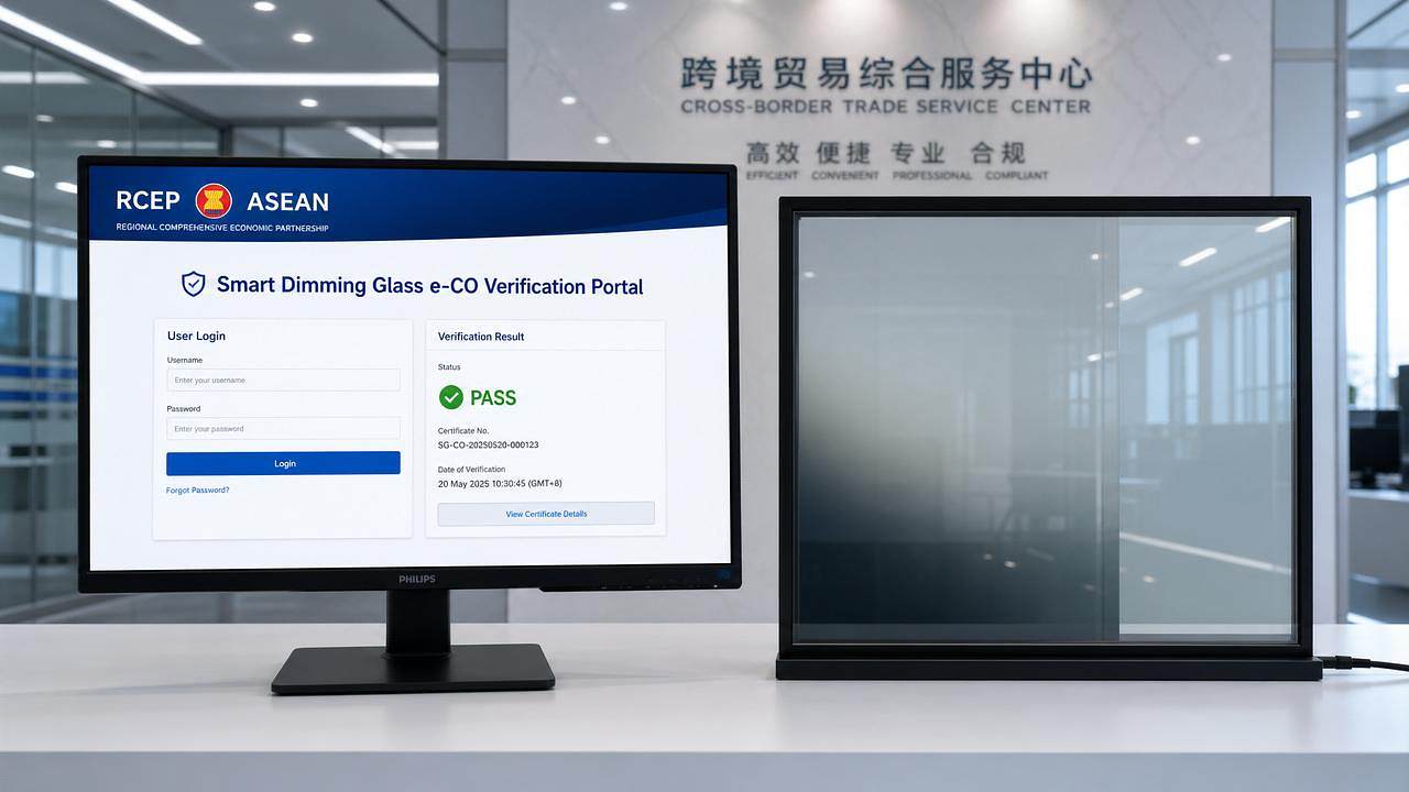 RCEP ASEAN E-Certification Platform Launches for Smart Dimming Glass