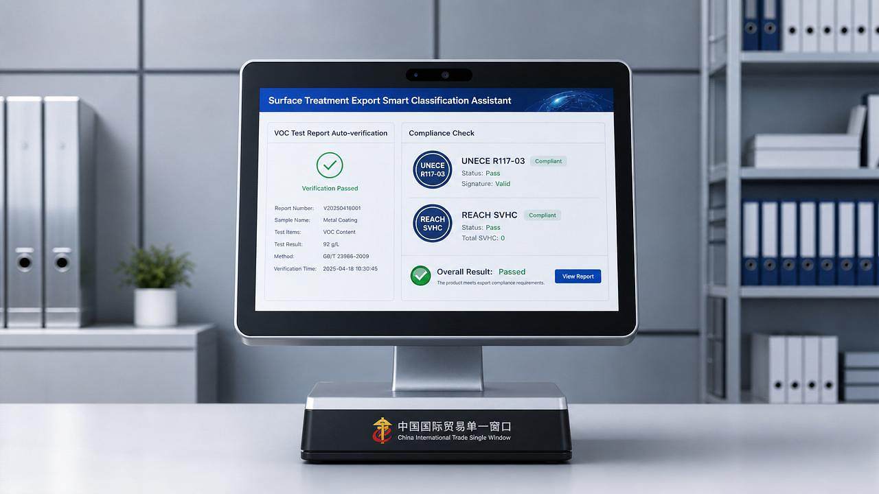 China Customs Launches Surface Treatment Export Smart Classification Assistant China Customs Launches Surface Treatment Export Smart Classification Assistant