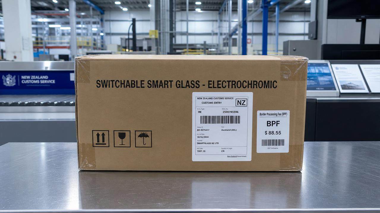 NZ Imposes New Border Fee on Low-Value Imports, Raising Smart Glass Clearance Costs by 12%