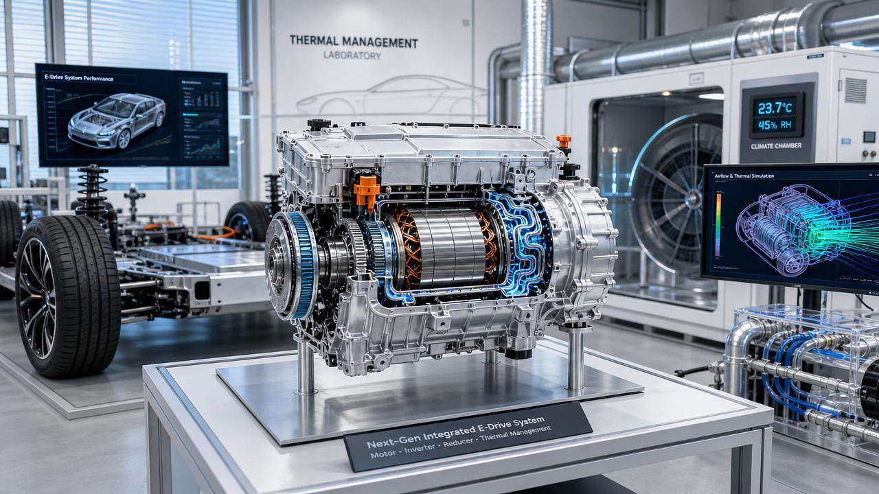 Why thermal management models matter in EV motor design