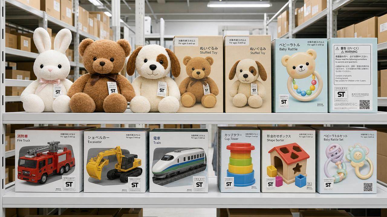 Japan's ST Mark Certification Becomes De Facto Export Requirement for Plush and Plastic Toys