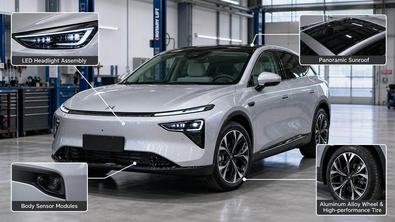 What automotive exterior components affect repair costs most