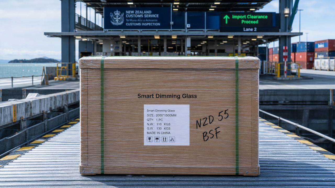 New Zealand Imposes New Border Service Fee on Low-Value Imports, Raising Smart Dimming Glass Clearance Costs by 12%