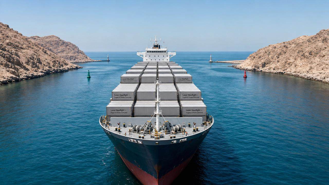 Iran to Impose Strait of Hormuz Transit Fee, Disrupting Laser Headlight Shipments