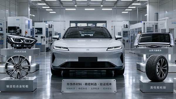 What makes automotive exterior components cost more?
