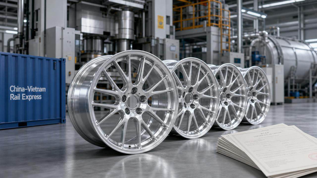 RCEP Certificate Value Up 22.2% in April: Forged Lightweight Wheels Export Accelerates