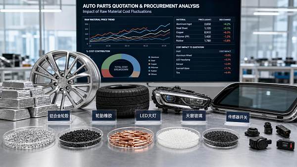 How do raw material cost fluctuations affect quotes?