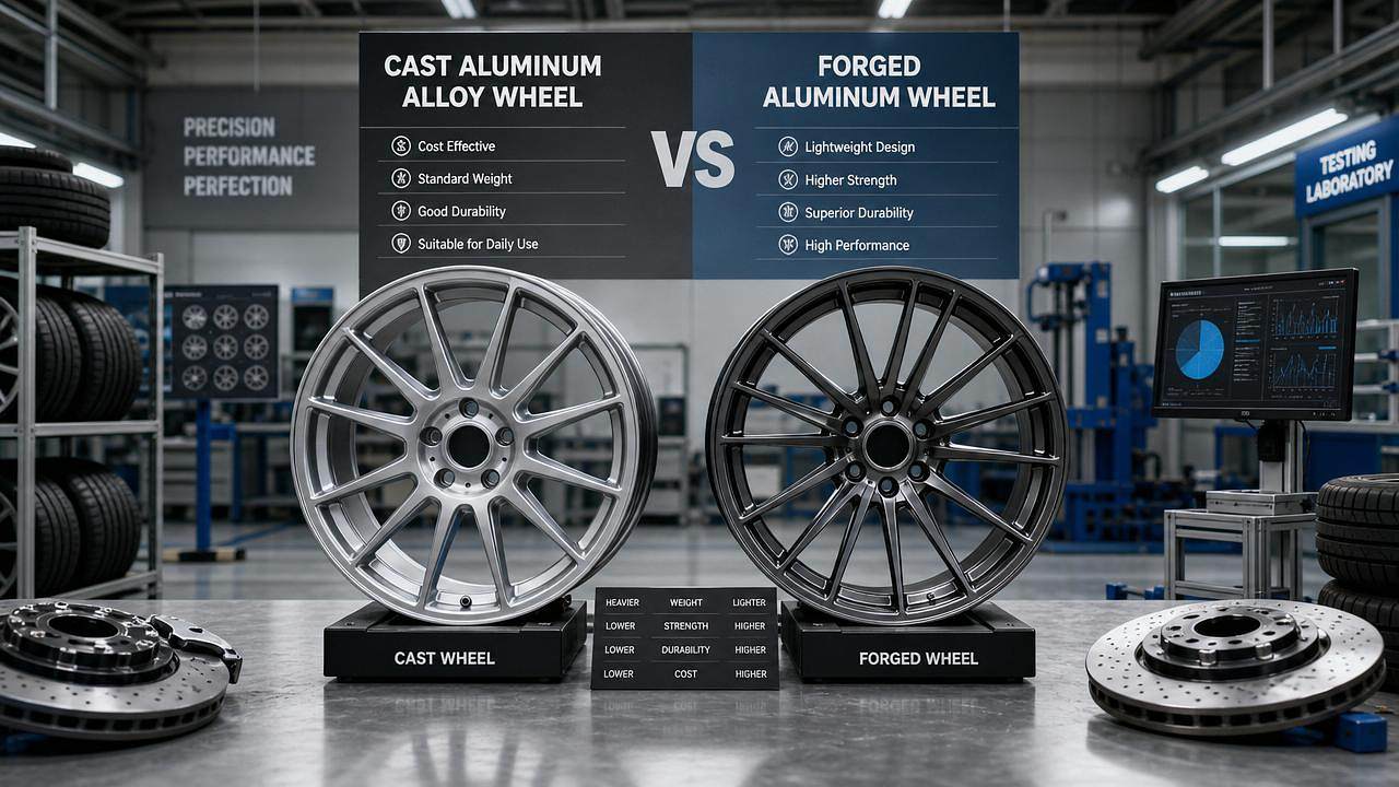 Aluminum Alloy Wheels vs Forged Wheels: How to Choose for Weight, Cost, and Durability