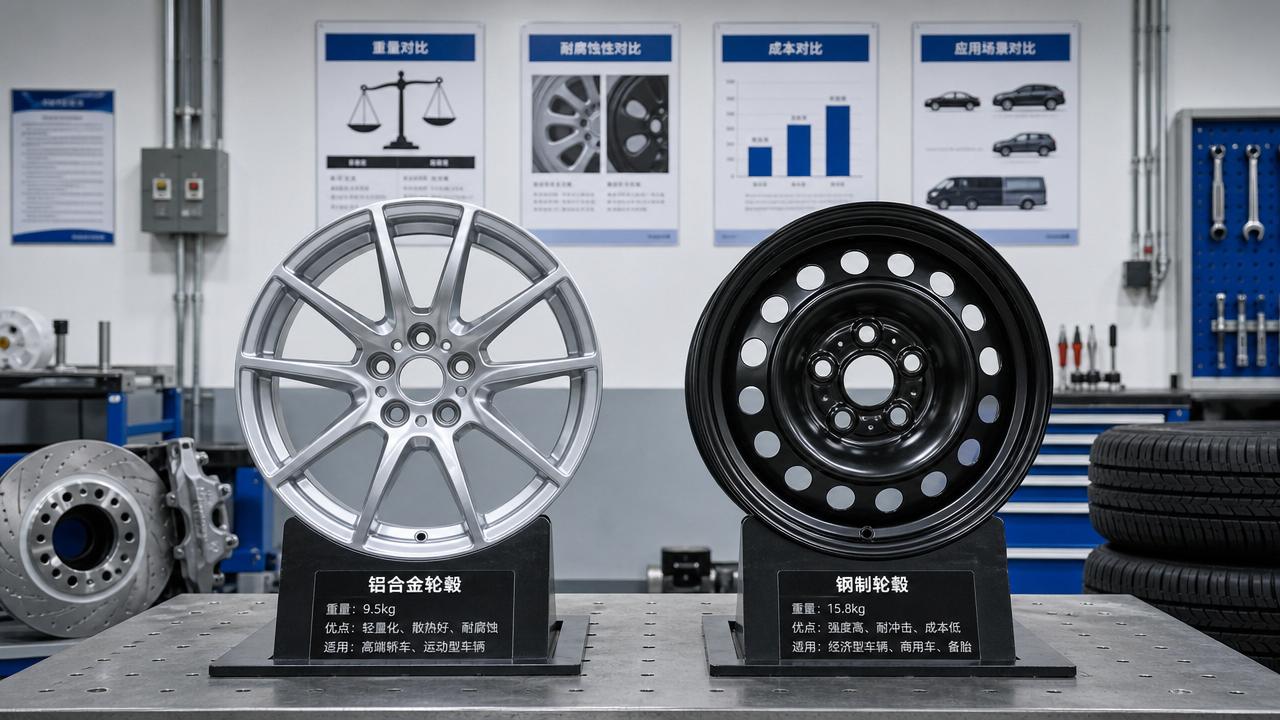Aluminum Alloy Wheels vs Steel Wheels: Weight, Corrosion, Cost, and Use Cases