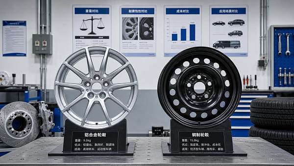 Aluminum Alloy Wheels vs Steel Wheels: Weight, Corrosion, Cost, and Use Cases