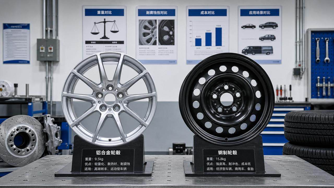 Aluminum Alloy Wheels vs Steel Wheels: Weight, Corrosion, Cost, and Use Cases