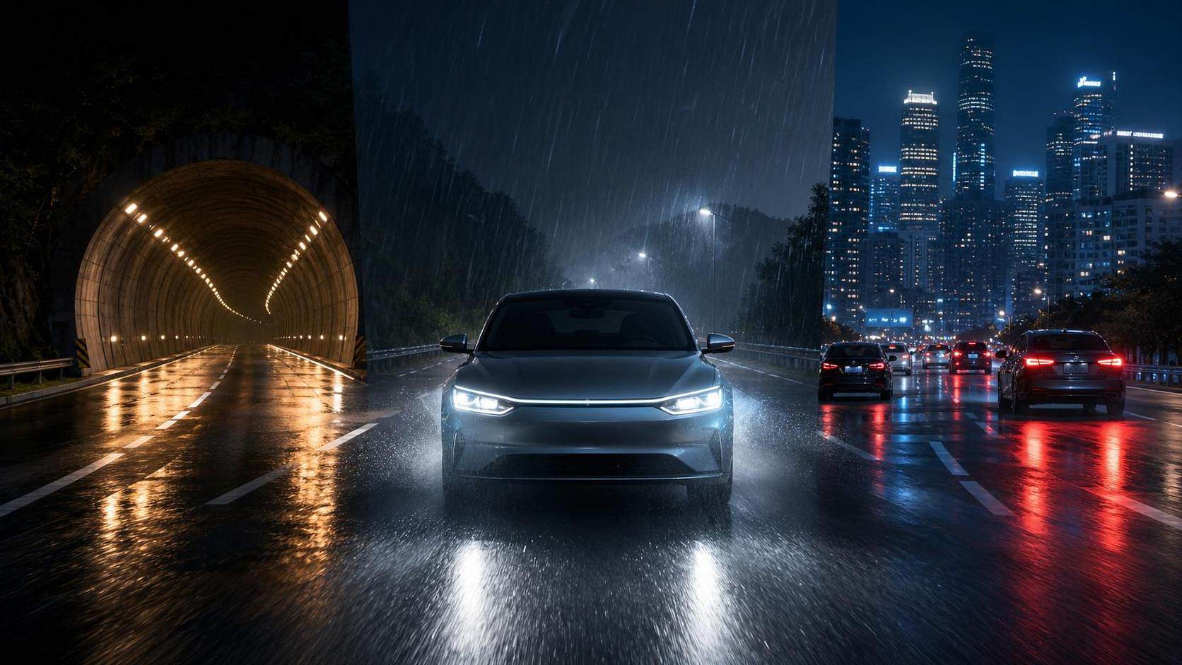 How Smart Headlight Activation Improves Night Driving in Tunnels, Rain, and Urban Traffic