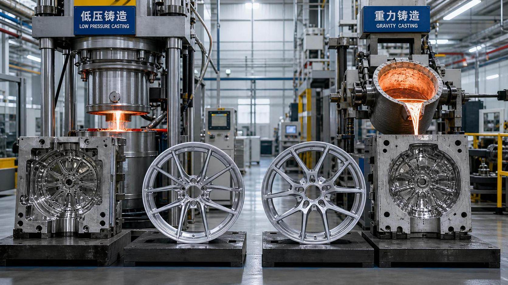 Low-Pressure Casting vs Gravity Casting: Which Process Fits Aluminum Wheel Production?