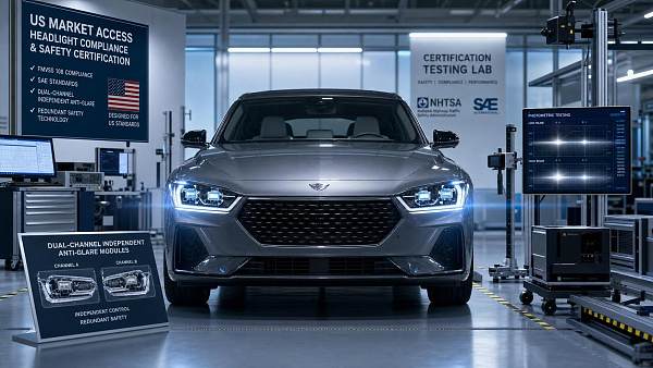 US DOT Draft Targets Laser Headlight Glare Redundancy