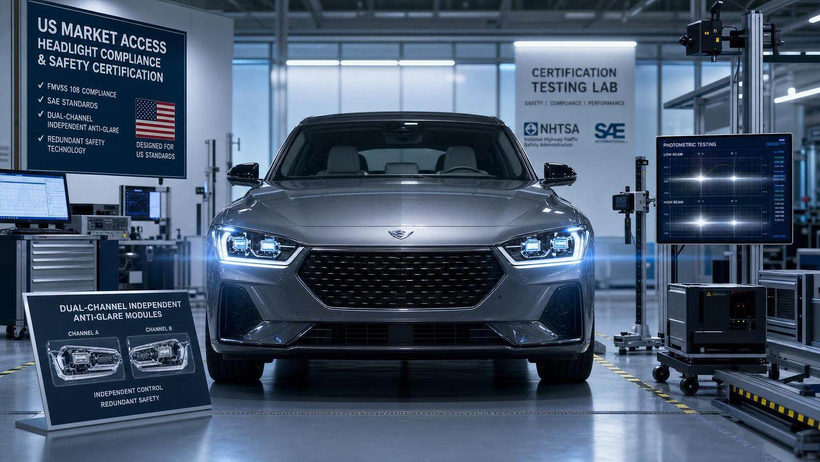 US DOT Draft Targets Laser Headlight Glare Redundancy