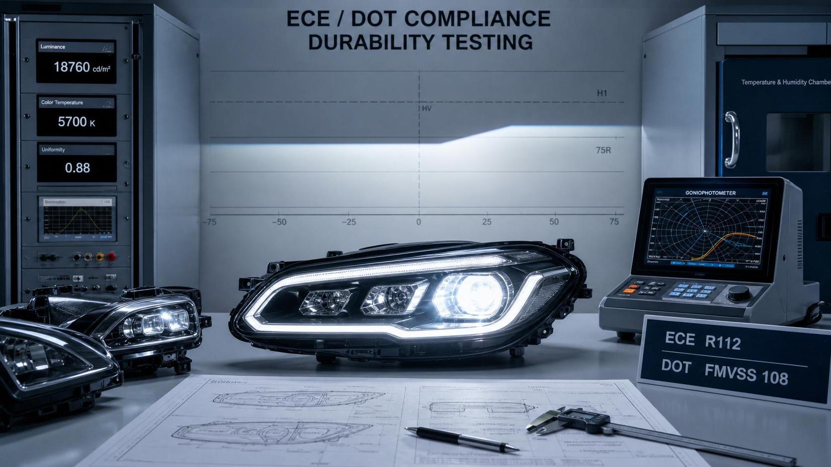 How to Evaluate Traffic Compliance Standards for New Vehicle Lighting Projects