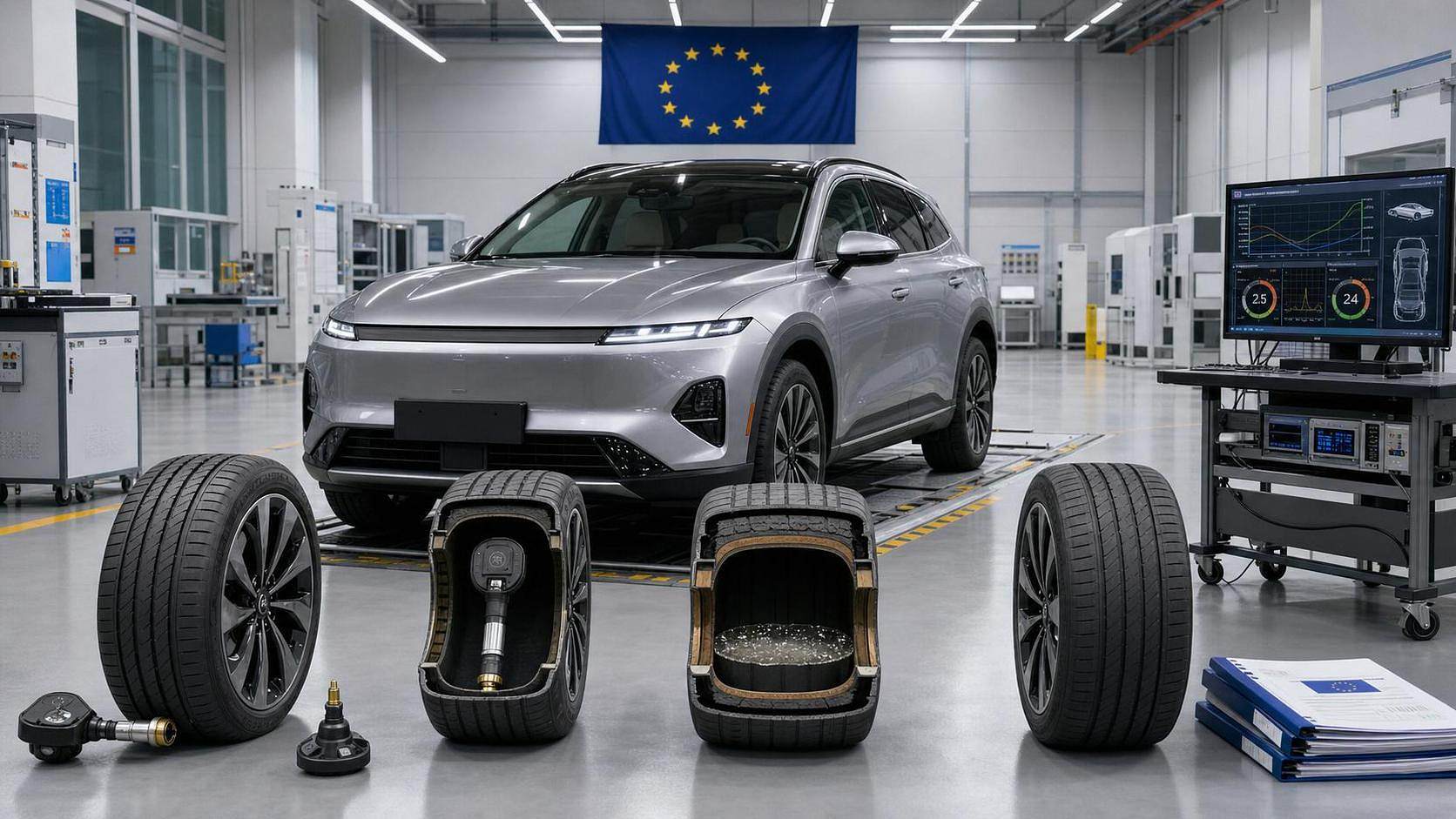 EU Tightens TPMS and Self-Sealing Tire Rules for NEVs