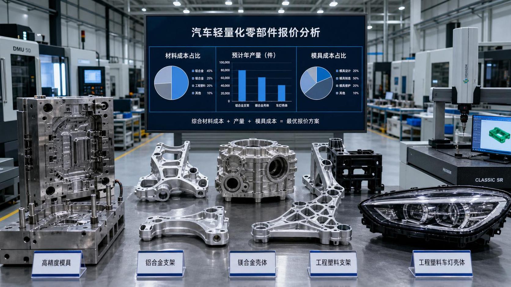 What Affects Automotive Lightweight Components Price? Materials, Volume, and Tooling
