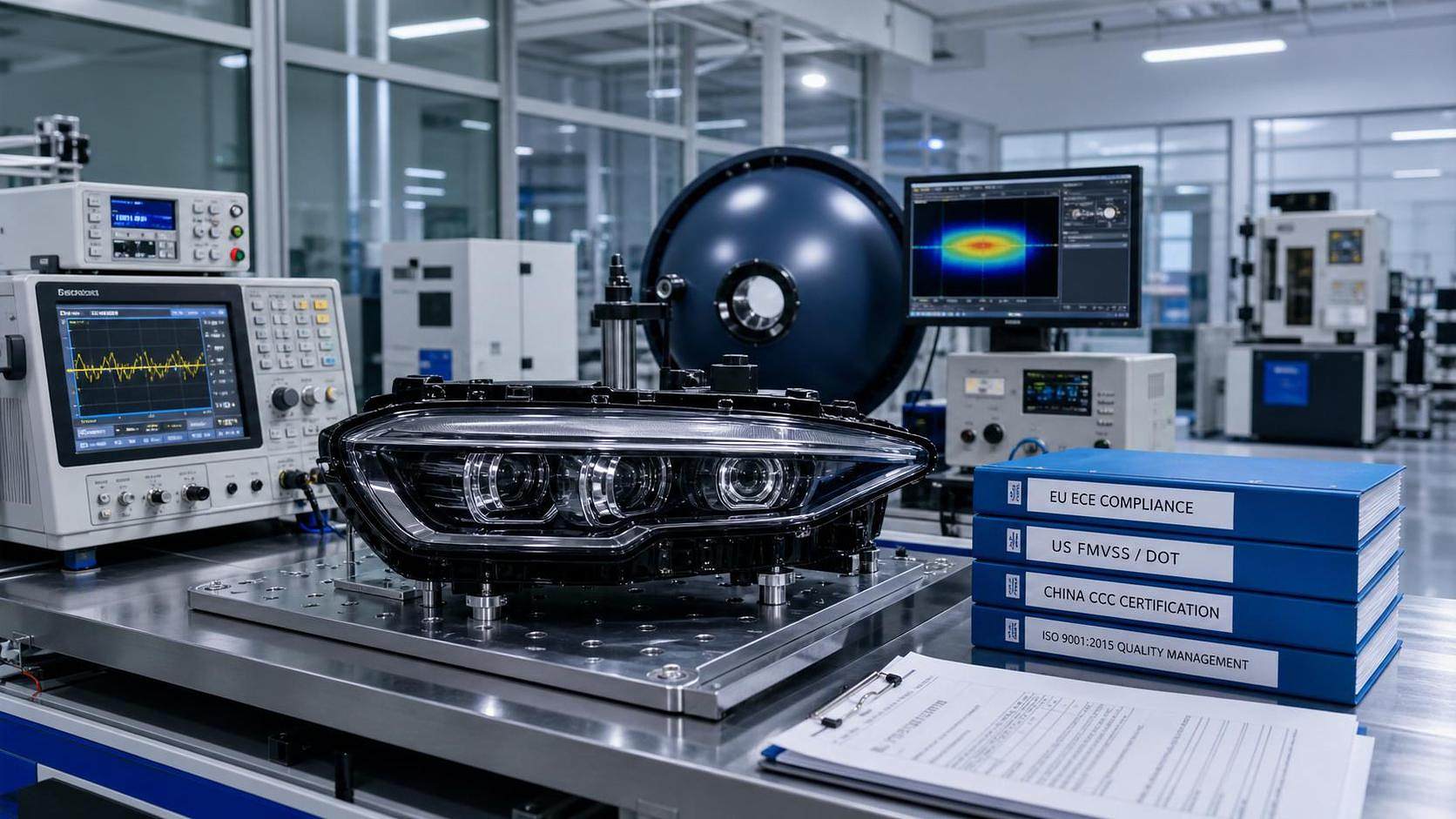 GCC Markets Tighten Laser Headlight Entry Testing