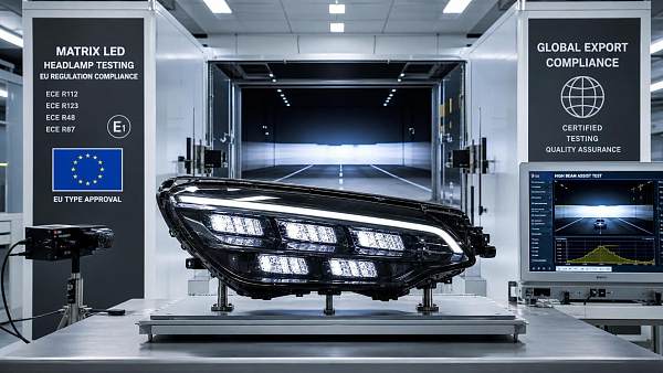 ECE R140 Revision Raises Matrix LED Approval Bar