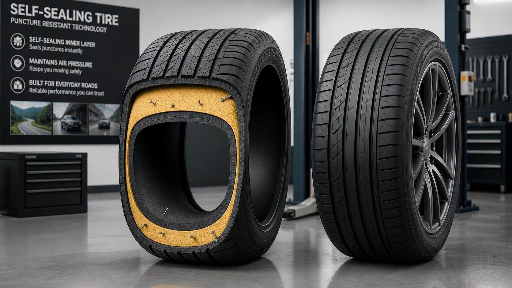 Self-Sealing Tires Explained: How They Work and When They Make Sense Self-Sealing Tires Explained: How They Work and When They Make Sense