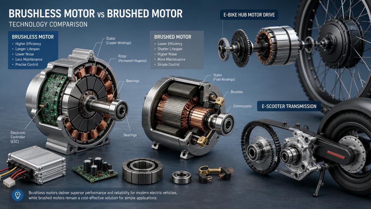 Brushless Motors vs Brushed: What Changes in Service Life Brushless Motors vs Brushed: What Changes in Service Life