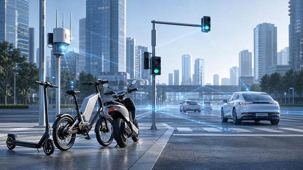 Interconnection of Two-Wheelers: How V2X Improves Fleet Safety