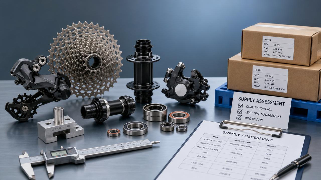 How to Evaluate a Bicycle Components Supplier for Quality, Lead Times, and MOQ