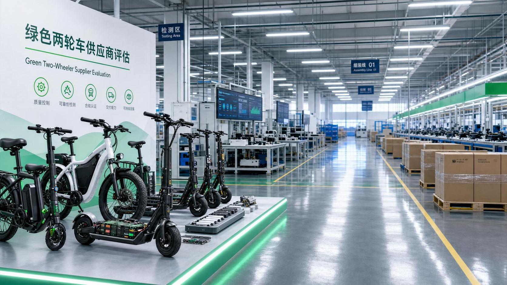 How to Evaluate a Green Two-Wheelers Supplier for Quality Control and Delivery Stability