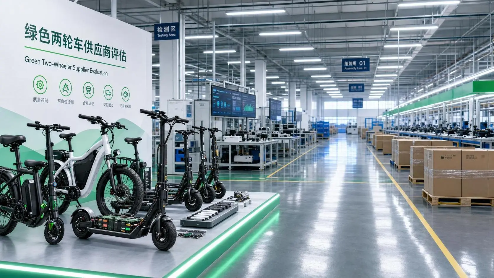 How to Evaluate a Green Two-Wheelers Supplier for Quality Control and Delivery Stability