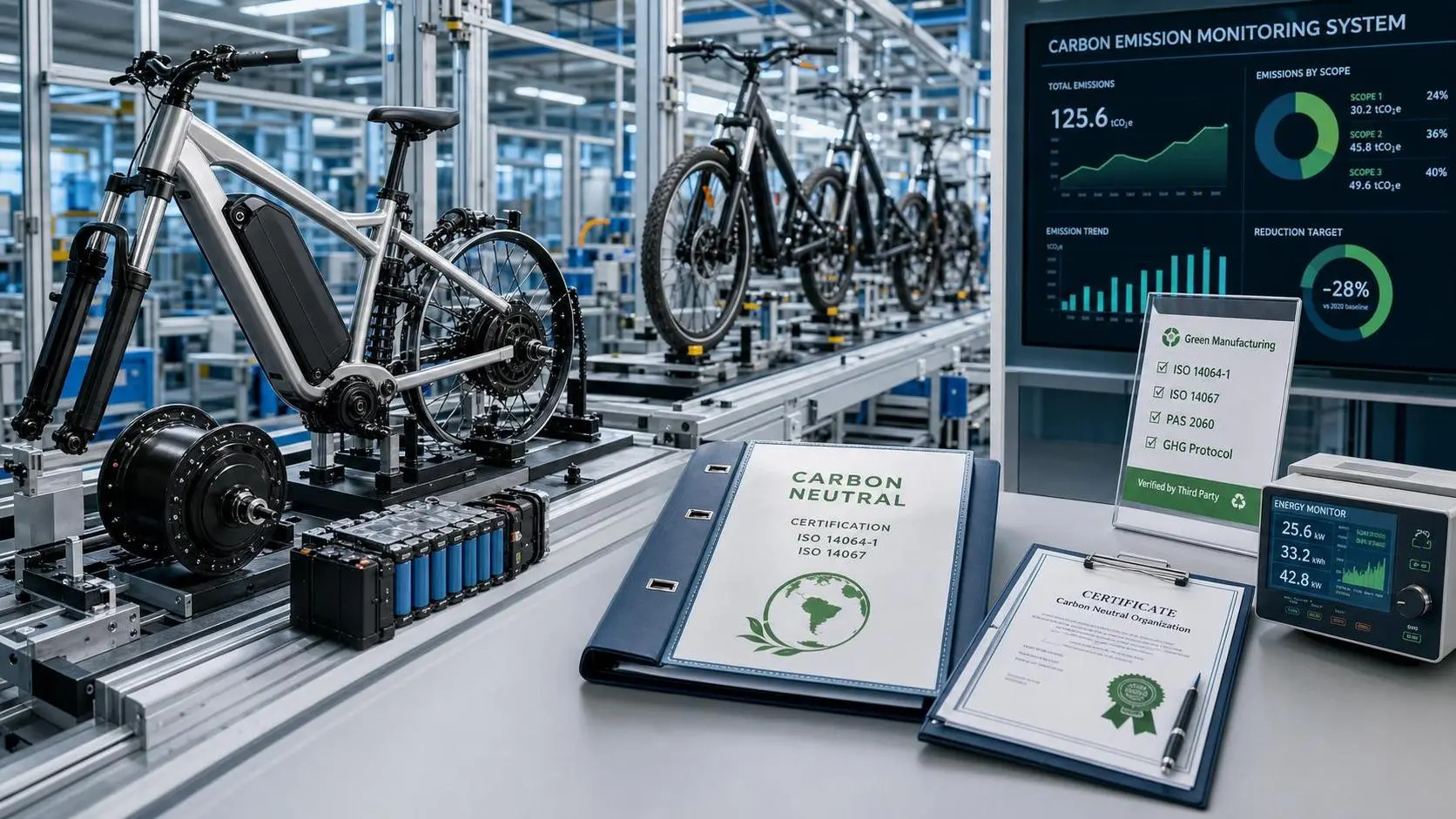 Carbon Neutrality Standards for E-bike Manufacturing: Key Metrics and Certification Steps