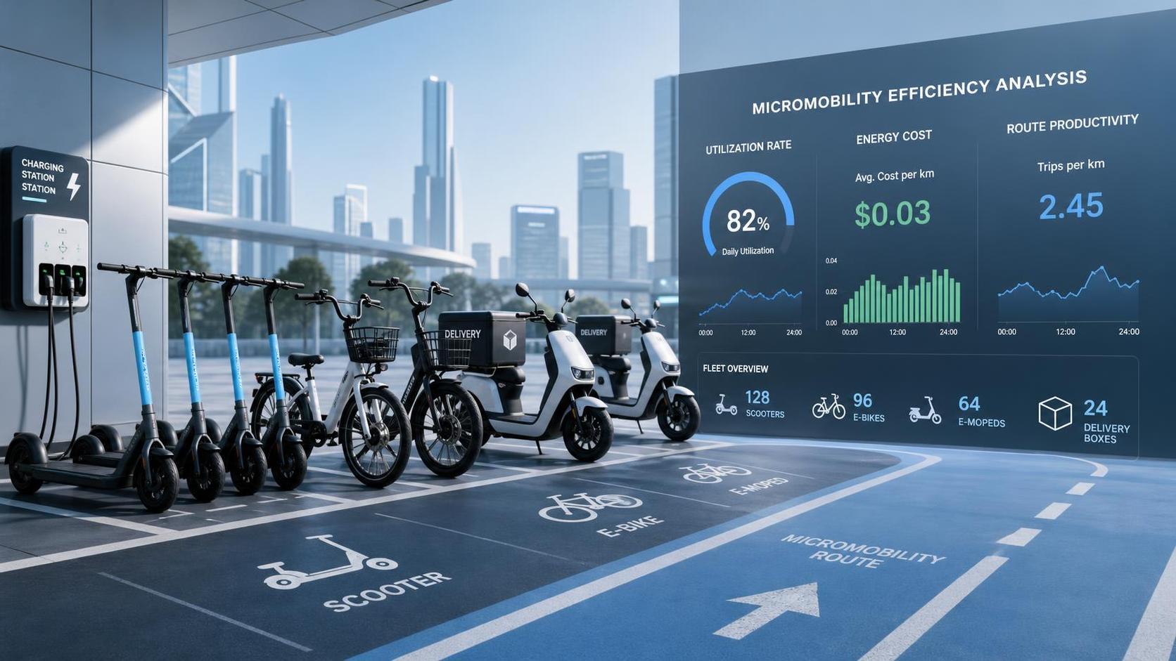 Mobility Efficiency Analysis: How to Measure Vehicle Use, Energy Cost, and Route Productivity Mobility Efficiency Analysis: How to Measure Vehicle Use, Energy Cost, and Route Productivity