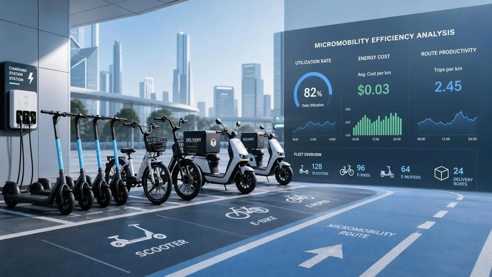 Mobility Efficiency Analysis: How to Measure Vehicle Use, Energy Cost, and Route Productivity