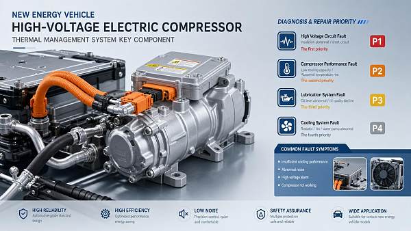 High-Voltage Electric Compressor Faults: Common Causes and Fix Priorities