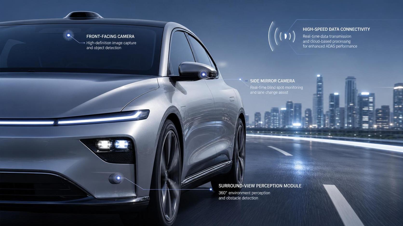 Automotive Camera Systems: Key Performance Factors for Safer ADAS Integration