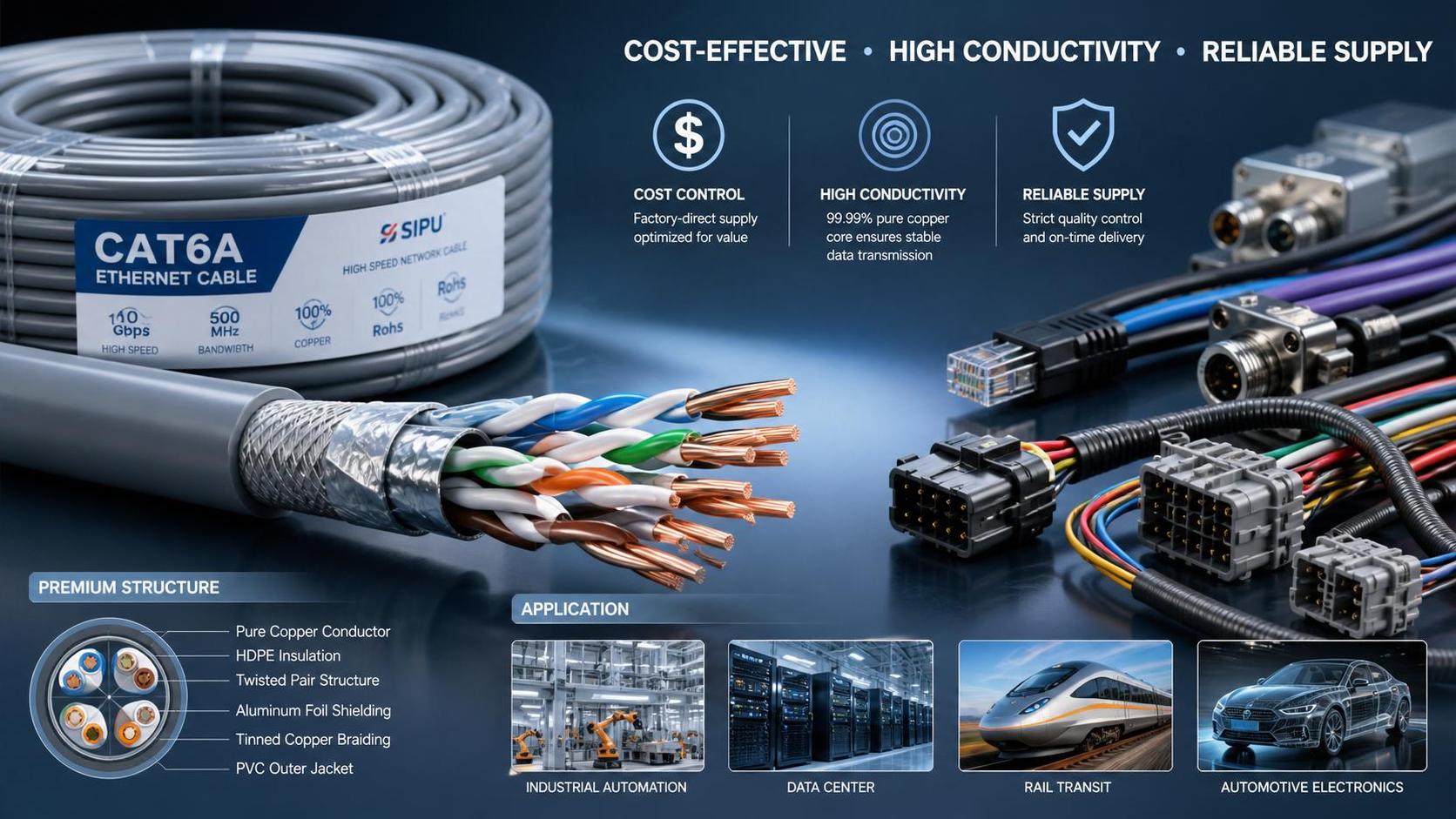 Ethernet Cable Copper Conductor Guide: Cost, Conductivity, and Supply Tradeoffs