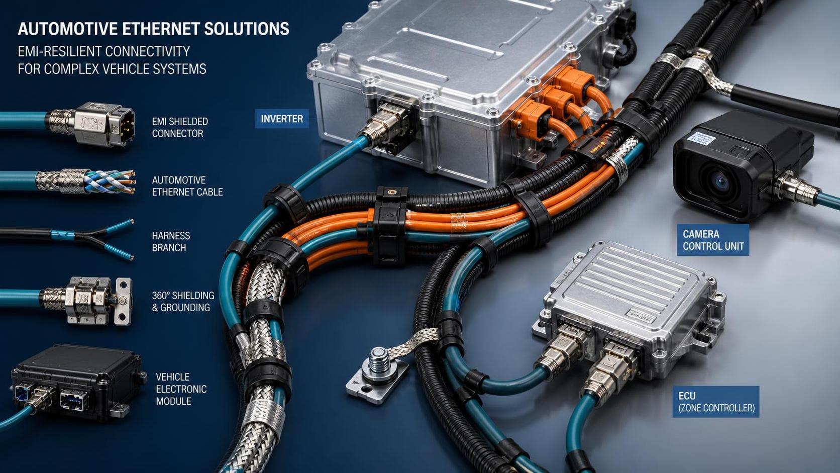 How to choose automotive Ethernet cables for EMI-heavy vehicle systems