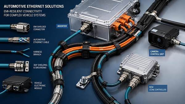 How to choose automotive Ethernet cables for EMI-heavy vehicle systems