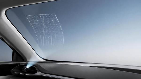 How windshield curvature causes HUD system image distortion