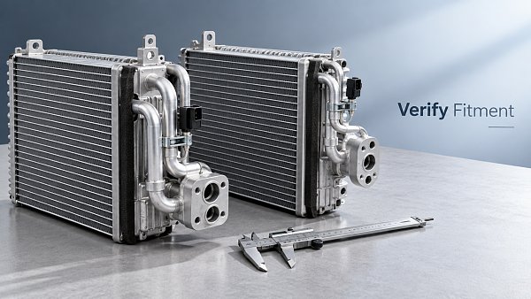 How to verify vehicle fitment for an aftermarket AC evaporator