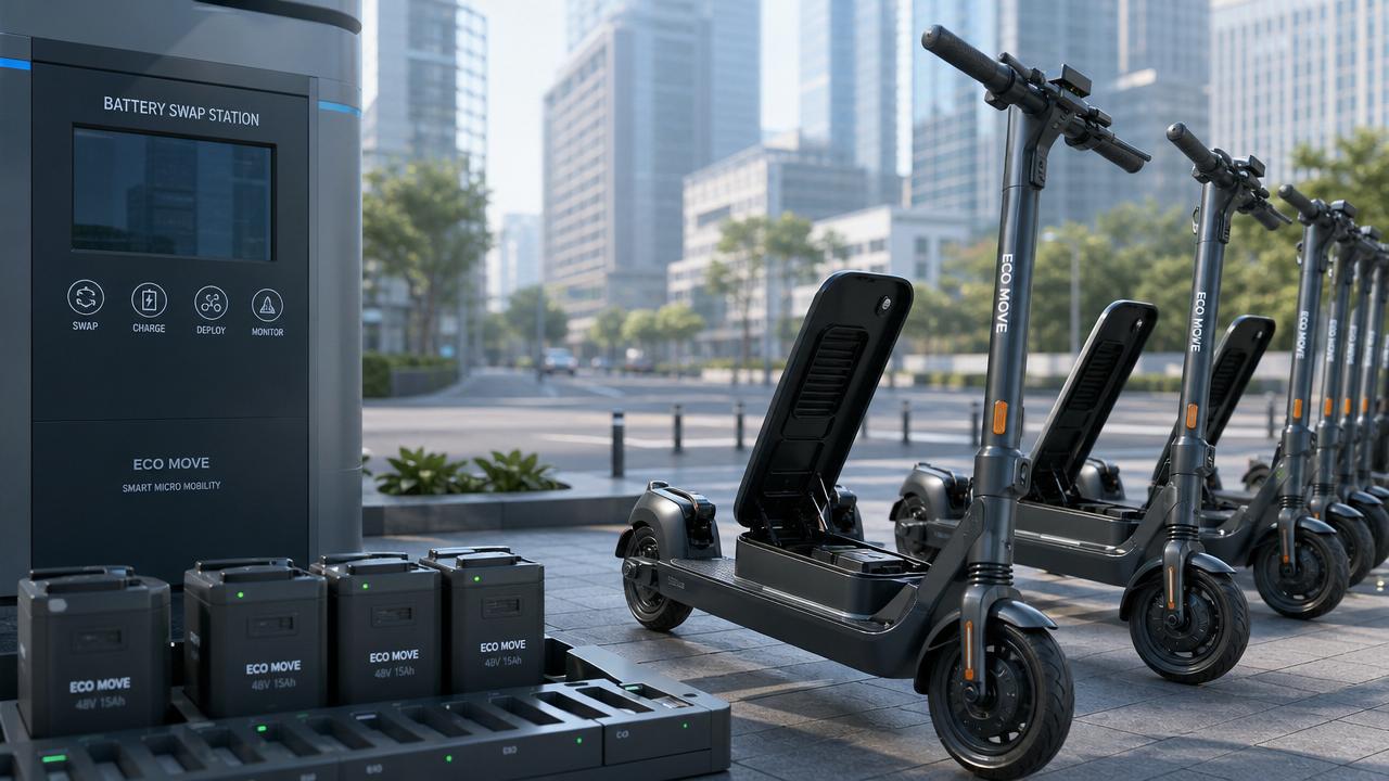 Battery Swapping Economics for Shared Urban Scooters