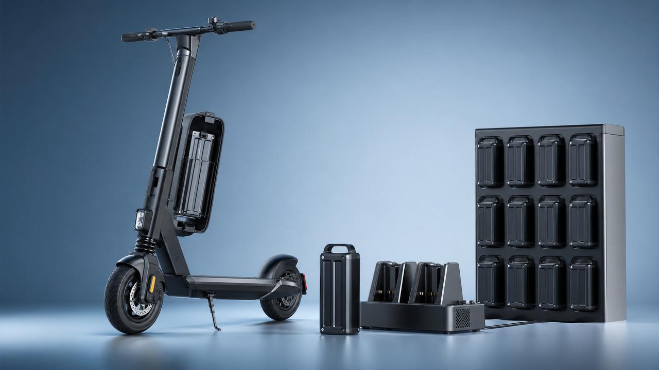 E-Scooter Technology Trends in Swappable Battery Systems