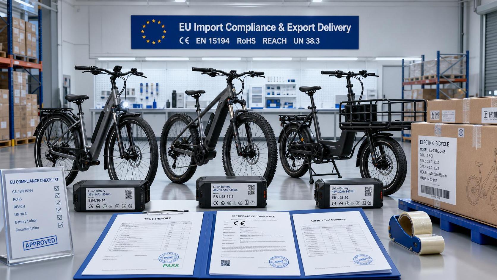 EU to Require Dual Battery Certification for E-bikes