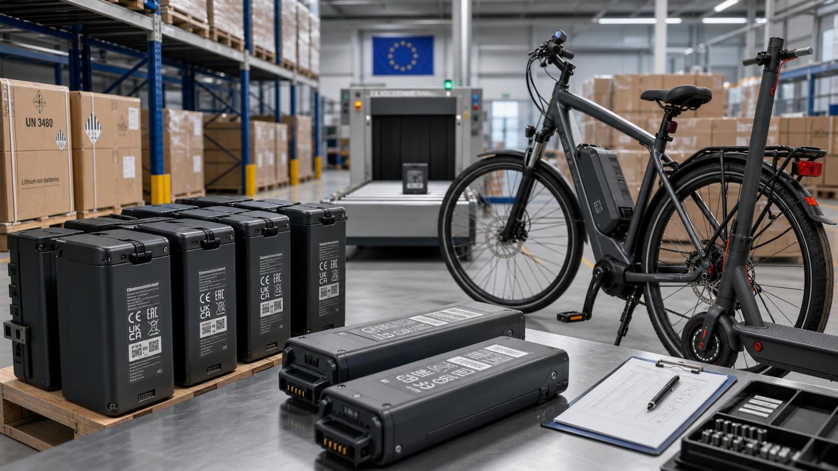 EU Battery Rule Takes Effect for Removable Micromobility Packs